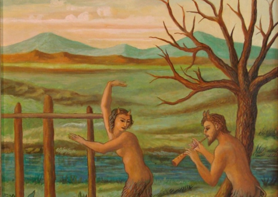 Dipinto ad olio su tela, cm. 40x50