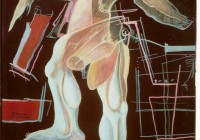 Genesi di Icaro, cm. 50x75, tempera vinilica su tavola