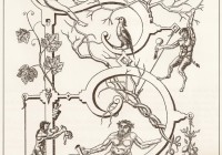 Lettera B, allegoria dedicata a Bacco, foglio cm. 50x70, bulino