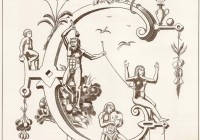 Lettera C, allegoria dedicata a Caronte, foglio cm. 50x70, bulino
