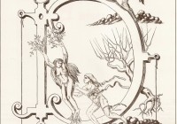 Lettera D, allegoria dedicata a Dafne, foglio 50x70, bulino