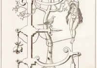 Lettera E, allegoria dedicata ad Era, foglio cm. 50x70, bulino