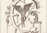 Lettera G, allegoria dedicata a Ganimede, foglio cm. 50x70, bulino 