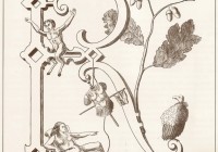 Lettera R, allegoria dedicata a Roma, foglio cm. 50x70, bulino