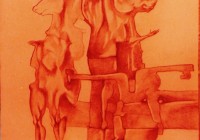 Psicodramma 1, cm. 50x70, grafite su carta spolvero